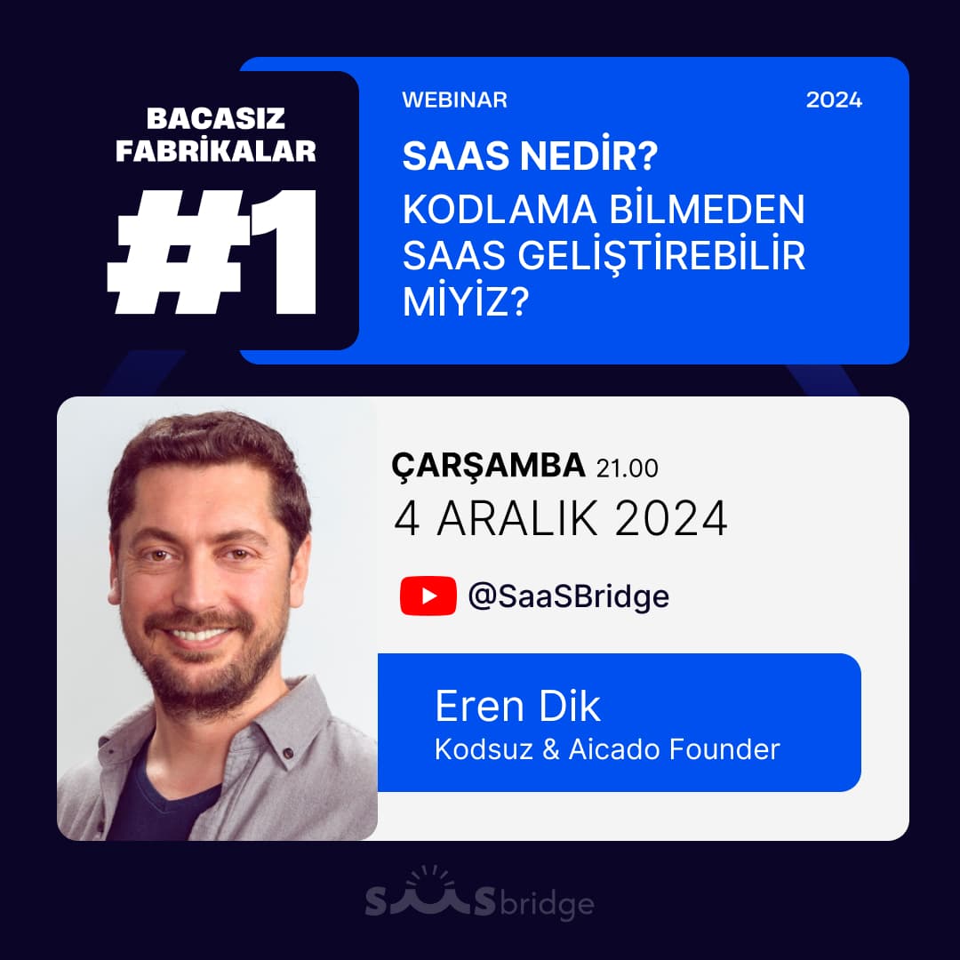 Bacasız Fabrikalar #1: SaaS Nedir? Kodlama Bilmeden SaaS Geliştirilebilir mi?